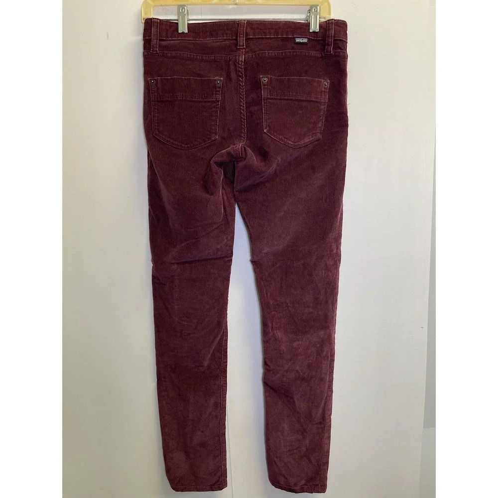 Patagonia Women's Size 28 Corduroy Pants Burgundy Red 31